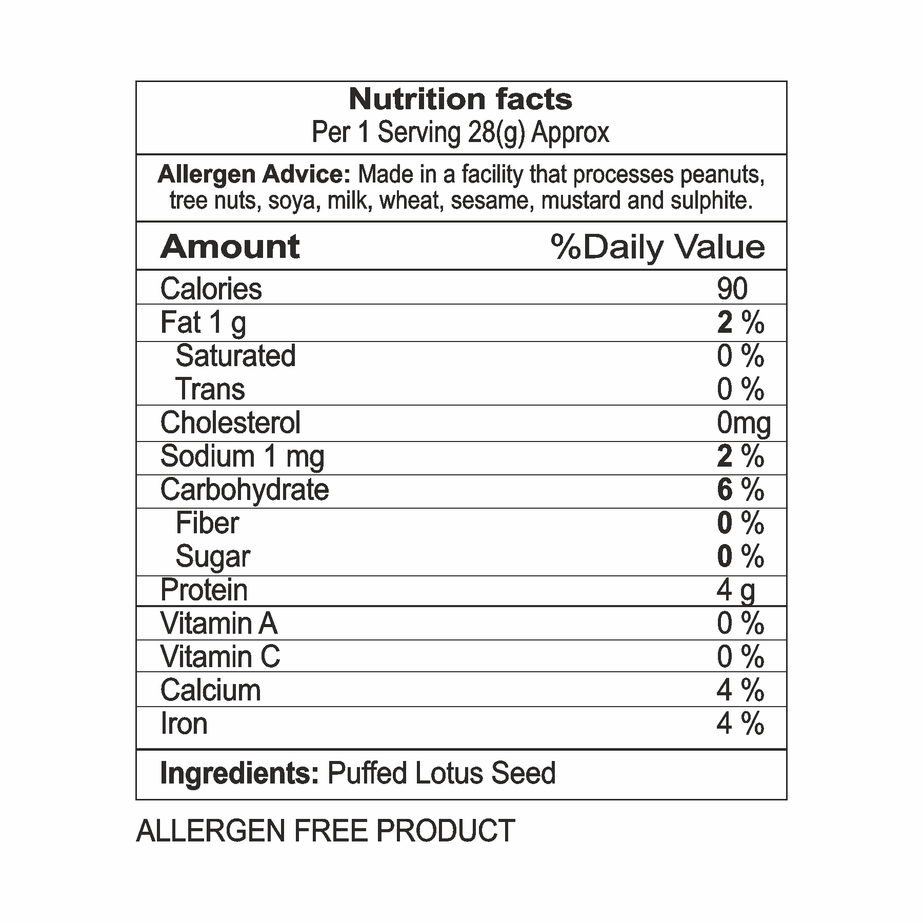 Delci Umang Makhana Pack of 1